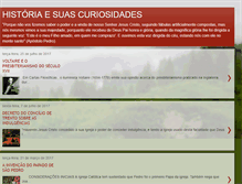 Tablet Screenshot of historiaesuascuriosidades.blogspot.com