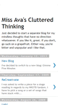 Mobile Screenshot of clutteredthinking.blogspot.com