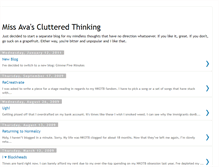 Tablet Screenshot of clutteredthinking.blogspot.com