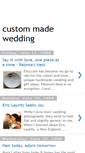 Mobile Screenshot of custommadewedding.blogspot.com