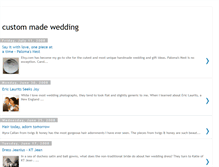 Tablet Screenshot of custommadewedding.blogspot.com