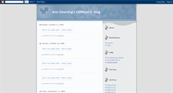 Desktop Screenshot of anndowning.blogspot.com