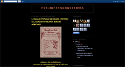 Desktop Screenshot of estudiosfonograficos.blogspot.com