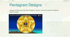Desktop Screenshot of pentagram-designs.blogspot.com