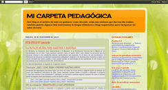 Desktop Screenshot of micarpetapedagogica.blogspot.com