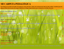 Tablet Screenshot of micarpetapedagogica.blogspot.com