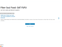 Tablet Screenshot of diabetesfibersoulfood.blogspot.com