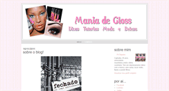 Desktop Screenshot of maniadegloss.blogspot.com