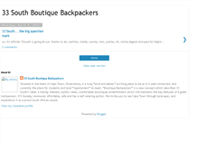 Tablet Screenshot of 33southbackpackers.blogspot.com