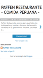Mobile Screenshot of paffenrestaurante.blogspot.com