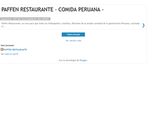 Tablet Screenshot of paffenrestaurante.blogspot.com