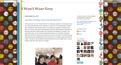 Desktop Screenshot of iwontweargrey.blogspot.com