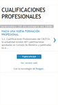 Mobile Screenshot of cualificacionesprofesionales.blogspot.com