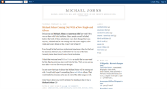 Desktop Screenshot of michael-johns.blogspot.com