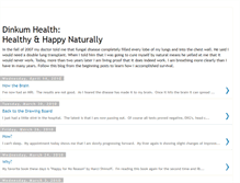 Tablet Screenshot of dinkumhealth.blogspot.com