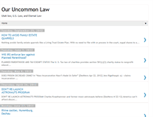 Tablet Screenshot of ouruncommonlaw.blogspot.com