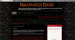 Desktop Screenshot of halloween-nights.blogspot.com