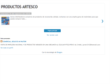 Tablet Screenshot of productosartesco2010.blogspot.com