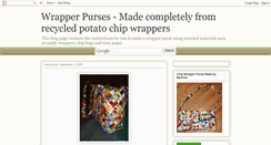 Desktop Screenshot of candywrapperpurse.blogspot.com