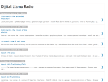Tablet Screenshot of dijitalllama.blogspot.com