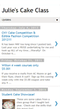 Mobile Screenshot of juliescakeclass.blogspot.com