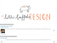 Tablet Screenshot of mylittlebuffaloblog.blogspot.com