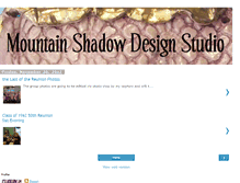Tablet Screenshot of mountainshadowstudio.blogspot.com