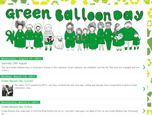 Tablet Screenshot of greenballoondays.blogspot.com