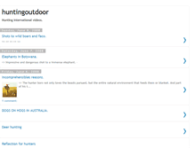 Tablet Screenshot of huntingoutdoor.blogspot.com