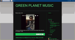 Desktop Screenshot of greenplanetboys.blogspot.com