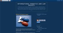 Desktop Screenshot of internationalroboticsandlawsociety.blogspot.com