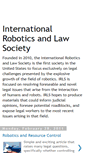 Mobile Screenshot of internationalroboticsandlawsociety.blogspot.com