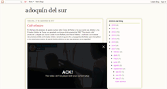 Desktop Screenshot of adoquindelsur.blogspot.com