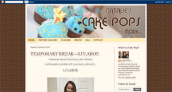 Desktop Screenshot of nataliescakepops.blogspot.com