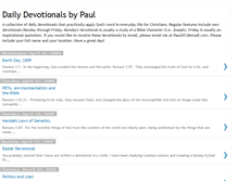 Tablet Screenshot of paulsdailydevotionals.blogspot.com