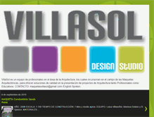 Tablet Screenshot of maquetasarquitectonicasvillasol.blogspot.com