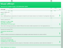 Tablet Screenshot of museieffimeri.blogspot.com