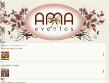 Tablet Screenshot of amaeventospoa.blogspot.com