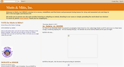 Desktop Screenshot of muttsandmitts.blogspot.com