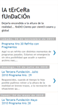 Mobile Screenshot of latercerafundacion.blogspot.com