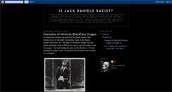 Desktop Screenshot of isjackdanielsracist.blogspot.com