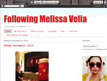 Tablet Screenshot of melissavelia.blogspot.com