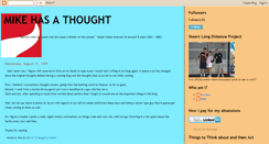 Desktop Screenshot of mikehasathought.blogspot.com