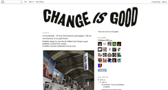 Desktop Screenshot of changeisgood-paris.blogspot.com