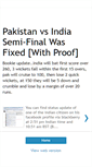 Mobile Screenshot of pakindiamatch.blogspot.com