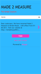 Mobile Screenshot of made2measurecouture.blogspot.com