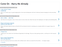 Tablet Screenshot of marrymealready.blogspot.com