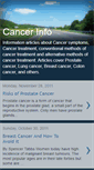 Mobile Screenshot of cancerinfoforyou.blogspot.com