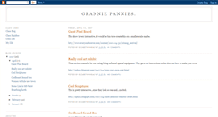 Desktop Screenshot of granniepannie.blogspot.com