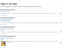 Tablet Screenshot of fightindog.blogspot.com